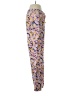 J.Crew 100% Silk Paisley Purple Silk Pants Size 4 - photo 4