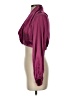 Line & Dot 100% Polyester Burgundy 3/4 Sleeve Blouse Size XS - photo 5
