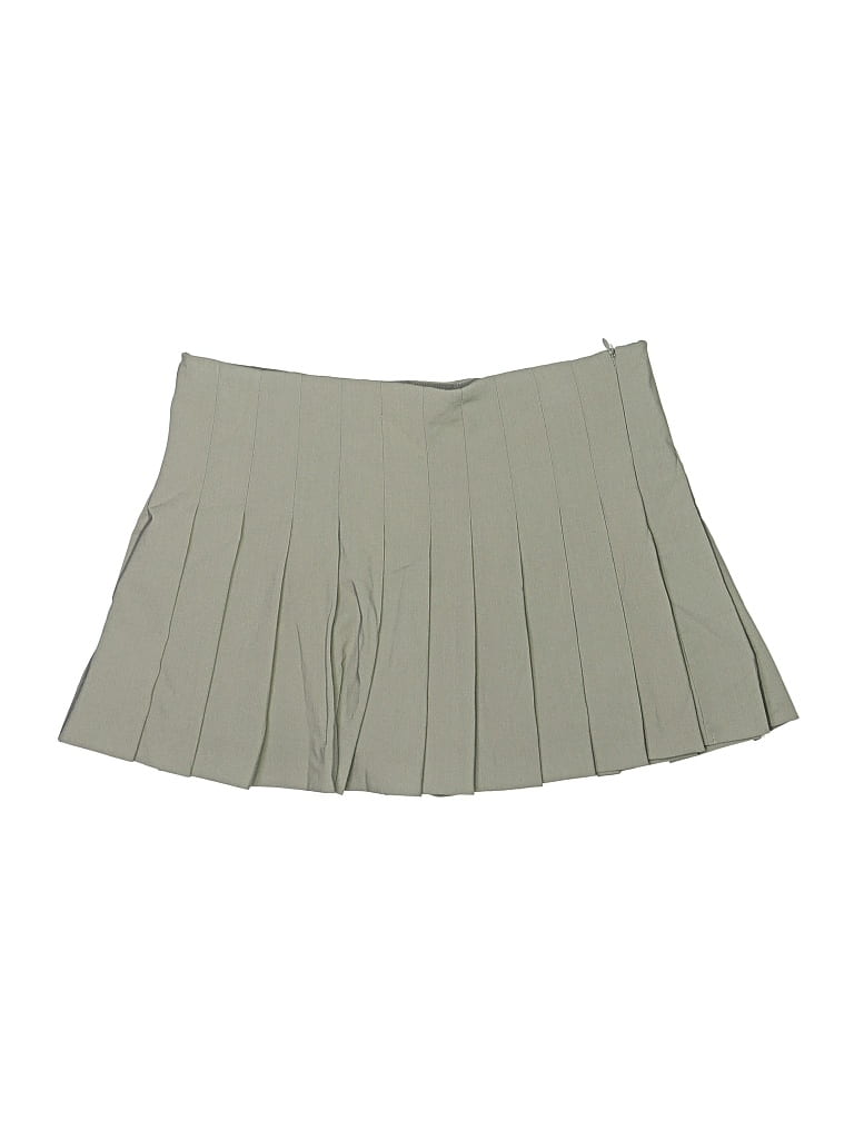 Pre-owned Zara Casual Skirt In Green