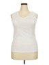 JM Collection Ivory Sleeveless T-Shirt Size 2X - photo 1