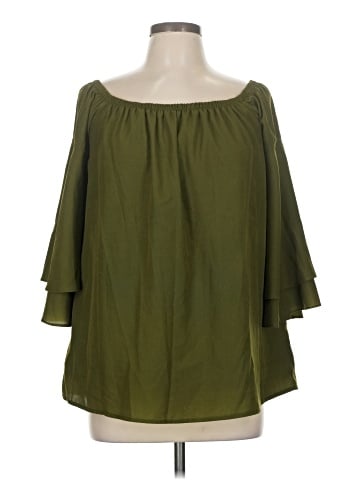 VAVA by Joy Han 3/4 Sleeve Blouse (view 1)