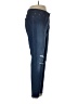 Hue Solid Blue Jeans Size L - photo 4