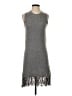 Allude Tweed Gray Casual Dress Size S - photo 1