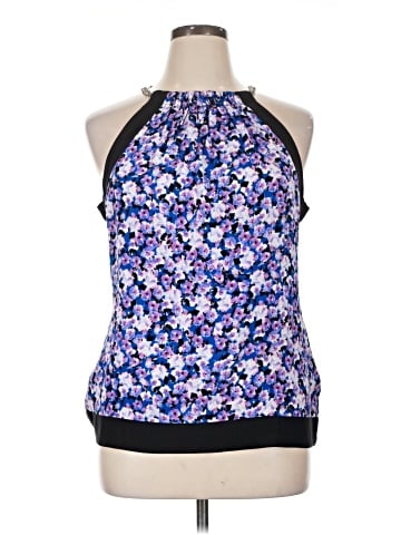 Cache Sleeveless Silk Top (view 1)