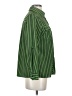 Elementz Stripes Green 3/4 Sleeve Blouse Size S (petite) - photo 4