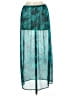 Mainstream Tie-dye Teal Casual Skirt Size M - photo 1