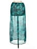 Mainstream Tie-dye Teal Casual Skirt Size M - photo 2