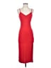 Ambiance Solid Red Cocktail Dress Size S - photo 1