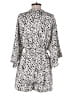 Fashion 100% Polyester Animal Print Ivory Romper Size S - photo 2