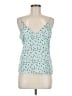 Topshop 100% Polyester Teal Sleeveless Top Size 6 - photo 1