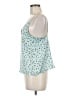 Topshop 100% Polyester Teal Sleeveless Top Size 6 - photo 5