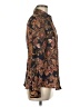 Industry 100% Polyester Paisley Brown Long Sleeve Blouse Size M - photo 4
