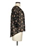 XXI 100% Polyester Black Short Sleeve Blouse Size S - photo 4