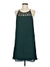 Maurices 100% Polyester Solid Teal Casual Dress Size M - photo 1