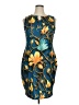 Unbranded Tropical Teal Cocktail Dress Size 1X - photo 1