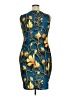 Unbranded Tropical Teal Cocktail Dress Size 1X - photo 2