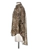 Mixxed26 100% Polyester Animal Print Tan 3/4 Sleeve Blouse Size S - photo 5