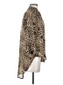 Mixxed26 100% Polyester Animal Print Tan 3/4 Sleeve Blouse Size S - photo 4