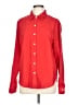Unbranded 100% Polyester Solid Red Long Sleeve Blouse Size L - photo 1