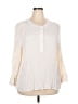 Habitual Ivory 3/4 Sleeve Blouse Size 2X - photo 1