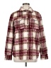 BB Dakota 100% Polyester Tweed Burgundy Long Sleeve Blouse Size M - photo 1