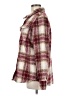 BB Dakota 100% Polyester Tweed Burgundy Long Sleeve Blouse Size M - photo 5