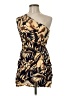 Shein Tropical Gold Cocktail Dress Size 6 - photo 1