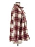 BB Dakota 100% Polyester Tweed Burgundy Long Sleeve Blouse Size M - photo 4