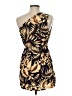 Shein Tropical Gold Cocktail Dress Size 6 - photo 2