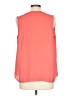 Collective Concepts 100% Polyester Orange Sleeveless Blouse Size L - photo 2