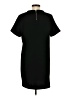 Mango Solid Black Casual Dress Size S - photo 2