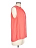Collective Concepts 100% Polyester Orange Sleeveless Blouse Size L - photo 4