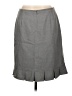 Tahari by ASL Solid Gray Formal Skirt Size 10 (petite) - photo 2