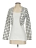 Shein 100% Polyester Checkered-gingham White Blazer Size 2 - photo 1