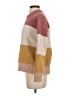 Thread & Supply 100% Polyester Color Block Tan Pullover Sweater Size S - photo 5
