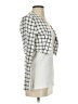 Shein 100% Polyester Checkered-gingham White Blazer Size 2 - photo 4