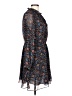 Lost + Wander 100% Polyester Paisley Blue Casual Dress Size L - photo 4