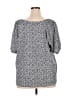 Meri Skye Silver Short Sleeve T-Shirt Size 3X - photo 2