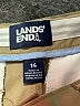 Lands' End Solid Tan Casual Pants Size 14 - photo 6