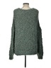 Sew in Love Tweed Green Pullover Sweater Size L - photo 2