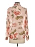 Soho 100% Polyester Floral Pink Long Sleeve Blouse Size XS - photo 2