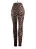 Shein Animal Print Brown Leggings Size 4 - photo 2