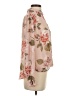 Soho 100% Polyester Floral Pink Long Sleeve Blouse Size XS - photo 4