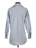 Zara Stripes Blue Long Sleeve Button-Down Shirt Size XS - photo 2