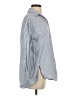 Zara Stripes Blue Long Sleeve Button-Down Shirt Size XS - photo 4