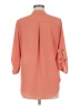 Azoe 100% Polyester Orange 3/4 Sleeve Blouse Size M - photo 2