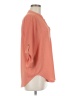 Azoe 100% Polyester Orange 3/4 Sleeve Blouse Size M - photo 4