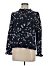 Shein Blue Long Sleeve Blouse Size 6 - photo 1