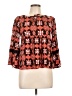 Takara 100% Rayon Red 3/4 Sleeve Blouse Size L - photo 1