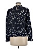 Shein Blue Long Sleeve Blouse Size 6 - photo 2